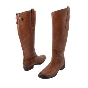 Sam Edelman Brown Leather Penny 2 Equestrian Riding Boots Womens Size 6.5M